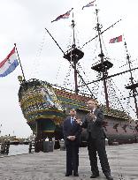 Japan crown prince in Netherlands