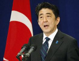 Japan prime minister in Turkey