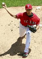 Darvish ties career-high with 14 strikeouts
