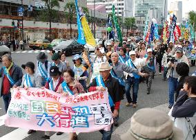 Peace march for Hiroshima