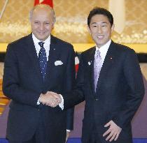 French Foreign Minister Fabius in Japan