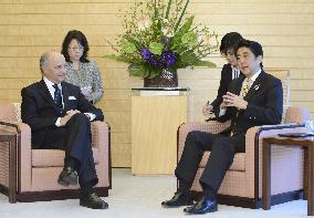 French Foreign Minister Fabius in Japan