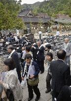 Special ceremony at Izumo Taisha