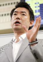 Hashimoto clarifies remarks on WWII sex slavery