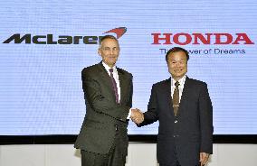Honda announces Formula One comeback