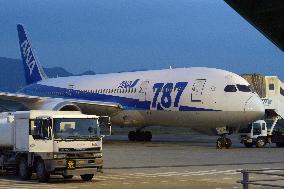 ANA Boeing 787's test flight