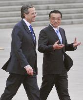 Greek Prime Minister Samaras in China