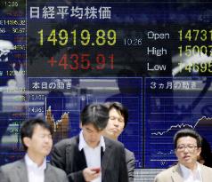 Nikkei jumps after previous day's dive