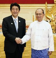 Abe in Myanmar
