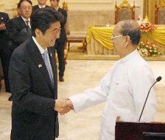 Abe in Myanmar