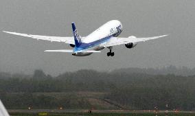 ANA resumes commercial flights using Boeing 787s