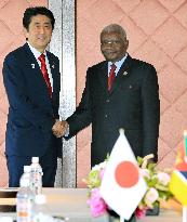 Mozambique President Guebuza in Japan