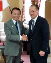 World Bank head Kim in Japan