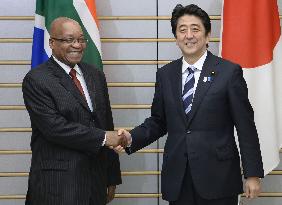 S. African president in Japan