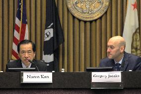Ex-PM Kan shares Fukushima lessons in California