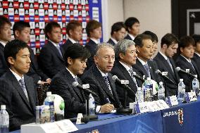 Japan's jubilant press conference