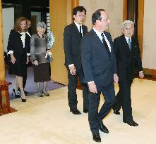 French president in Japan