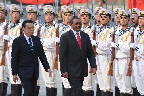 Ethiopian PM in China
