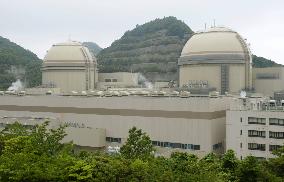 On-site inspection at Oi nuclear plant