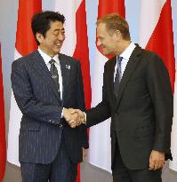 PM Abe in Poland