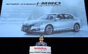 Honda unveils Accord hybrid