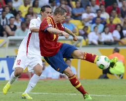 Spain beat Tahiti in Confederations Cup