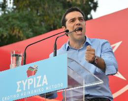 Greek radical left leader