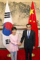 S. Korean president in China