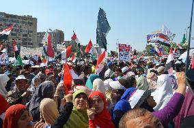 Egypt president supporters