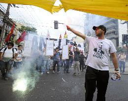 Demonstration against World Cup