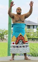 Egyptian sumo wrestler