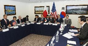 Japan, U.S., S. Korea foreign chiefs