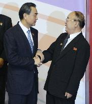 Chinese, N. Korean foreign ministers in Brunei
