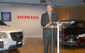 Honda, GM to jointly develop fuel cell vehicle