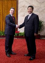 Macedonia premier in China