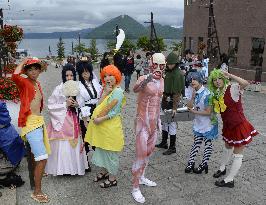 'Cosplayers' gather in Toyako, Hokkaido