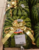 Cubic watermelons in Russia