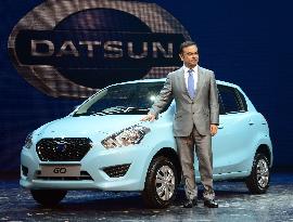 Nissan premieres Datsun in India