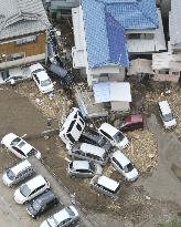 Downpour in central Japan