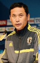 Sasaki before East Asian Cup