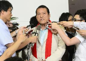 Japanese lawmaker returns from N. Korea