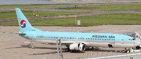 Plane overruns at Niigata airport