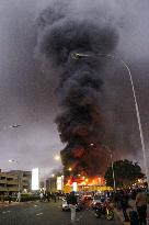 Fire at Nairobi airport