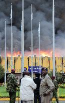 Fire at Nairobi airport