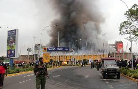 Fire at Nairobi airport