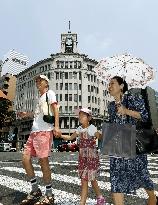 Heat wave hits Japan