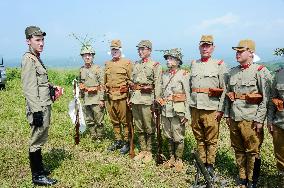 Re-enactment of 1938 Japan-Soviet battle