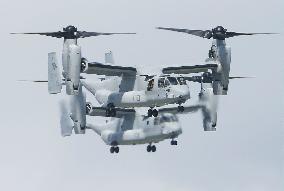 Osprey transport to Okinawa
