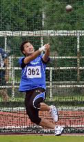 Deaf hammer thrower competing at top level in Japan
