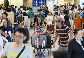 Return rush peaks following 'Bon' holidays